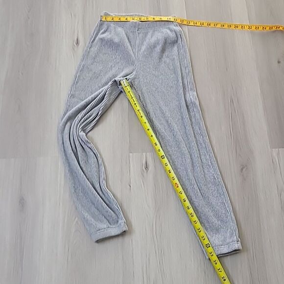 Gap Body Cozy ribbed joggers Heathet Gray Pants Small Petite Comfy Soft Lounge - Picture 3 of 5